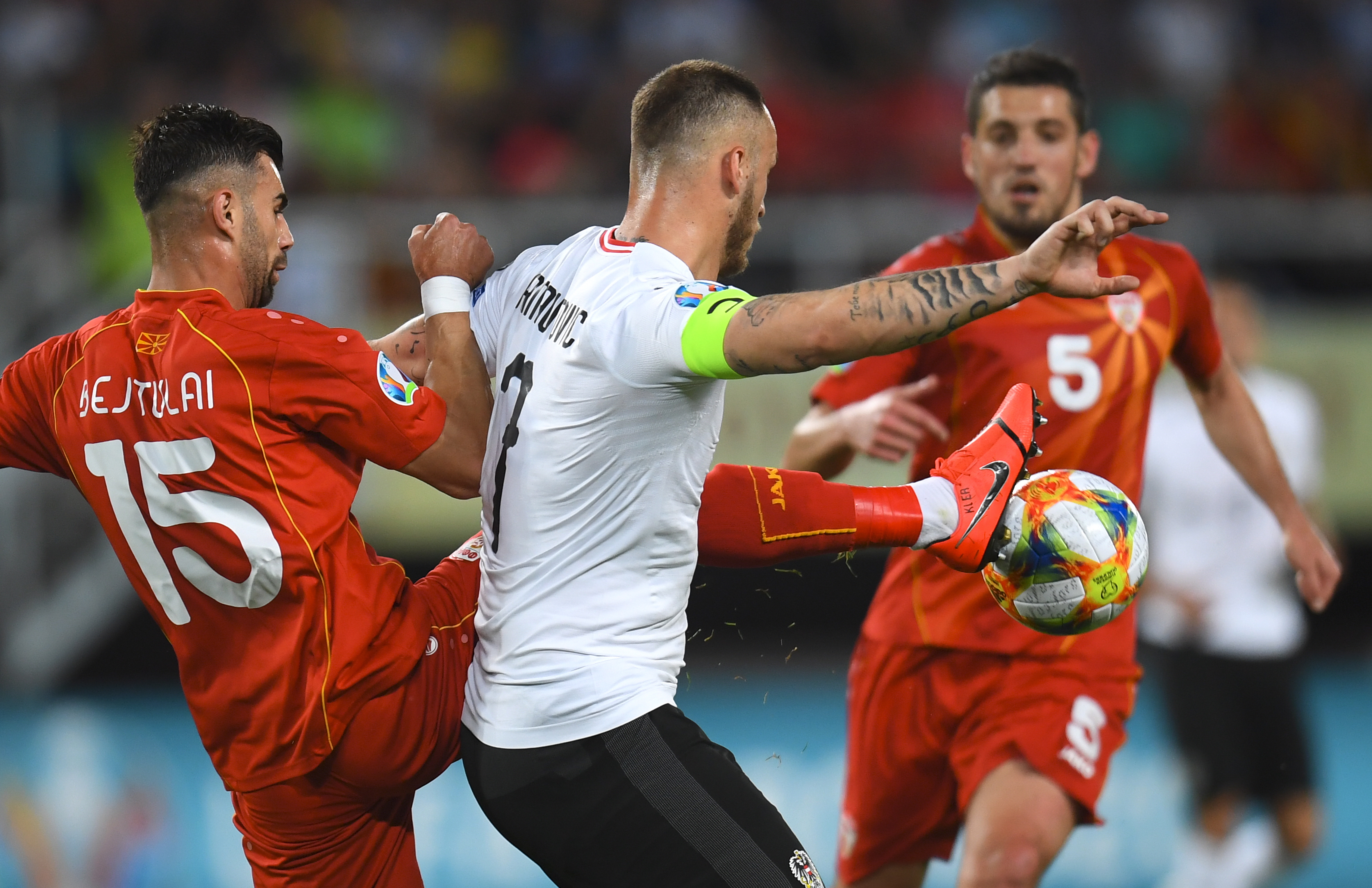 奥地利-胜北马其顿，欧预赛小组积分第二的简单介绍